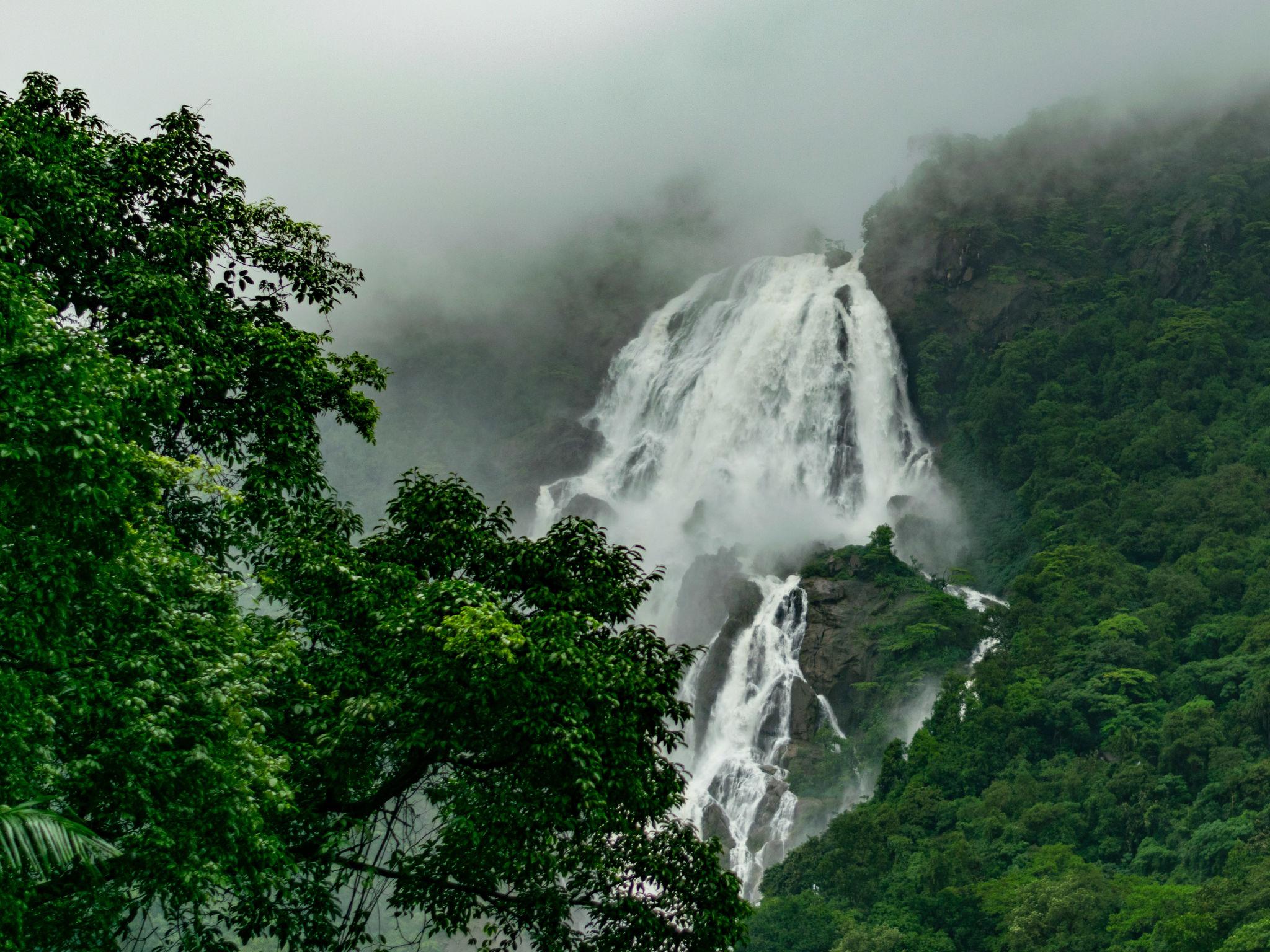 Dudhsagar waterfall Goa tourism