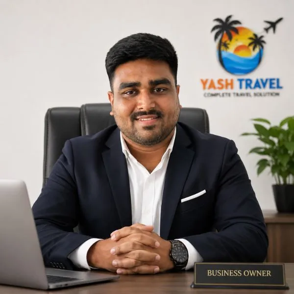 Rachit Patel founder of Yash Travel Holidays Ahmedabad