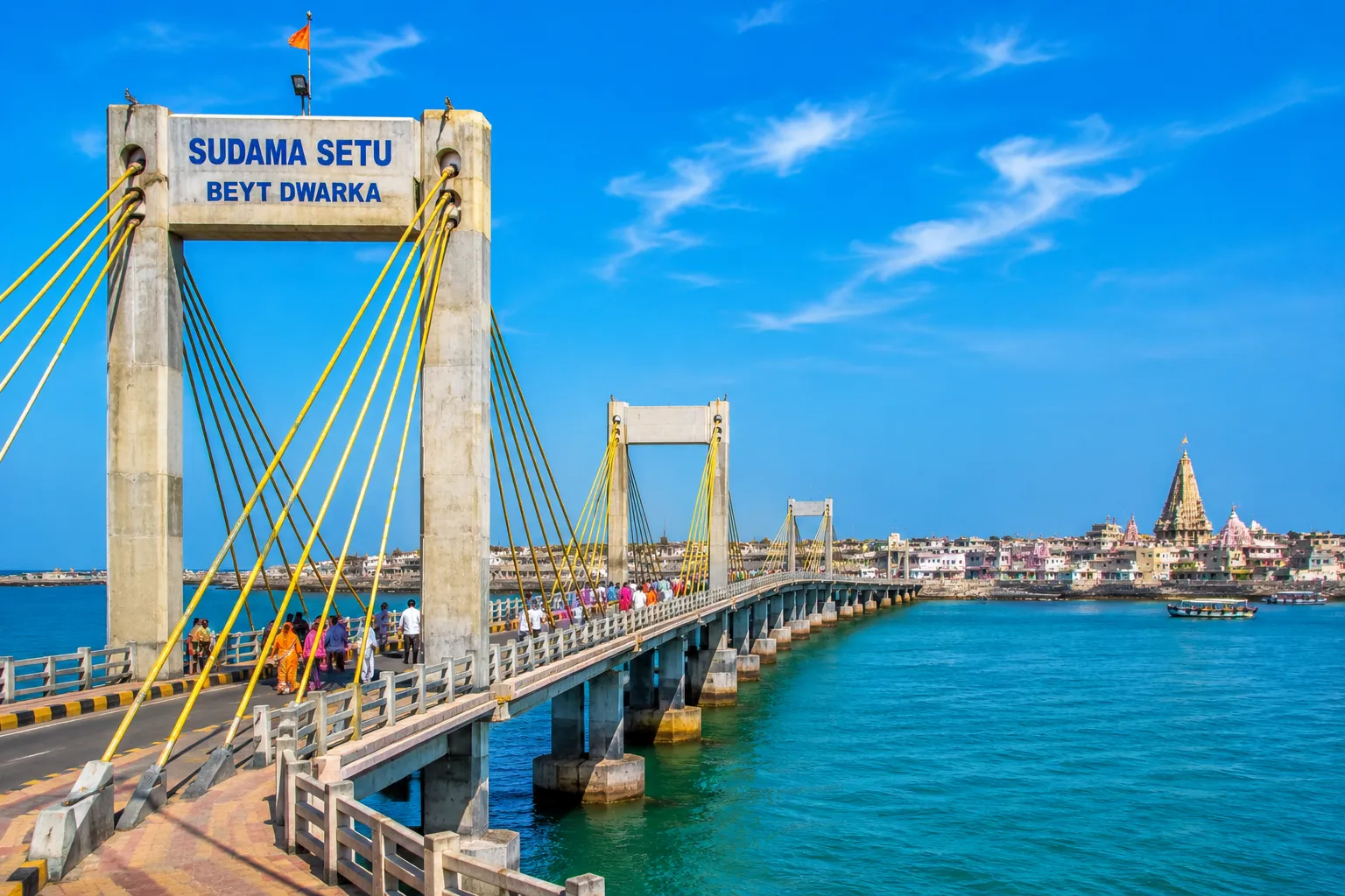 Sudama Setu Bridge, Beyt Dwarka, Gujarat