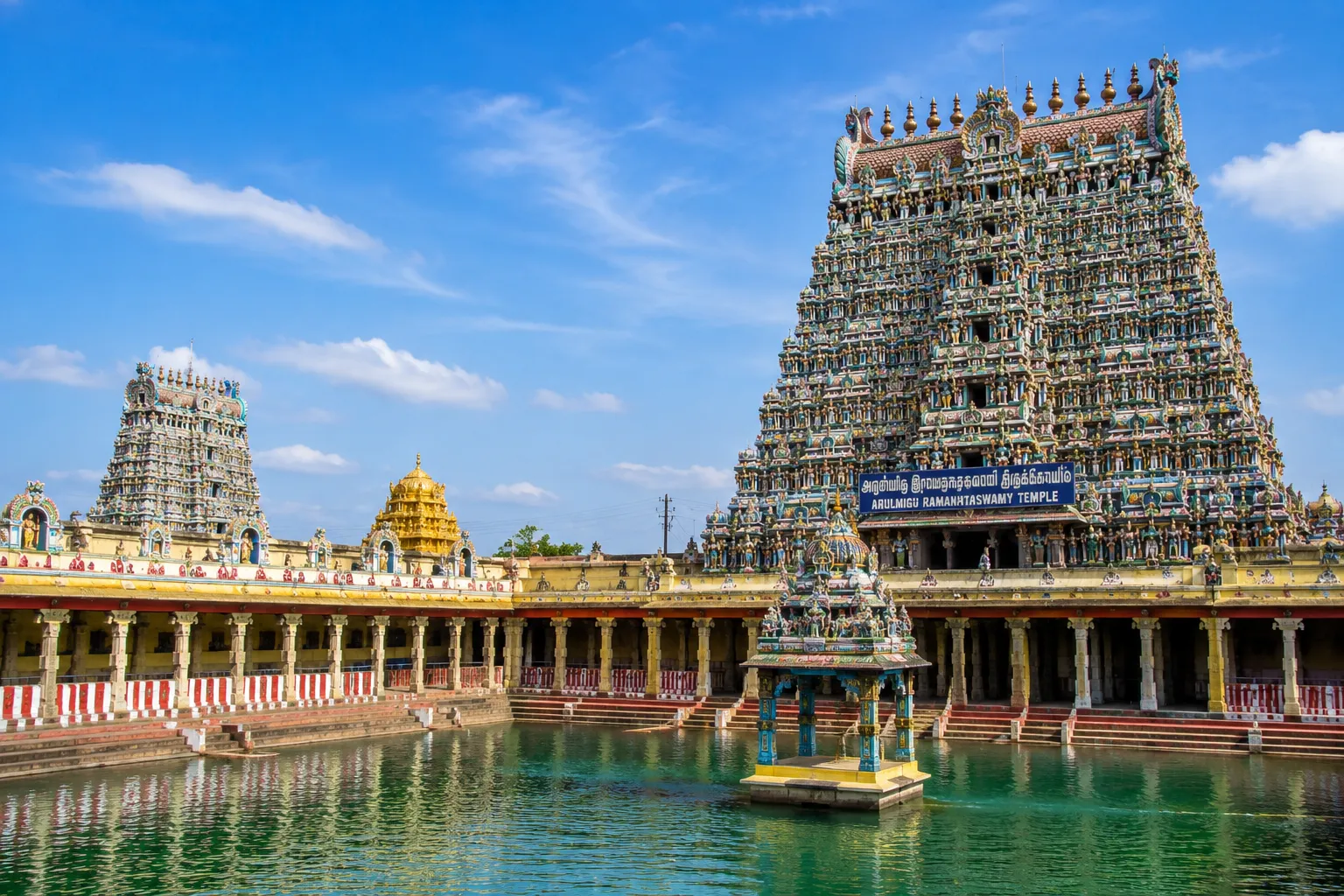 Ramanathaswamy Temple in Rameswaram Tamil Nadu