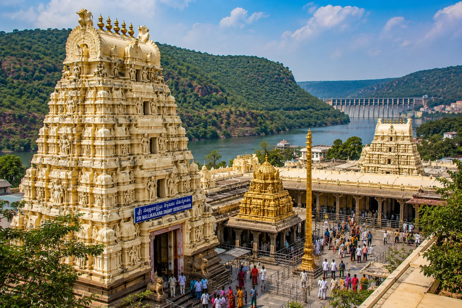 Sri Mallikarjuna Swamy Temple in Srisailam Andhra Pradesh
