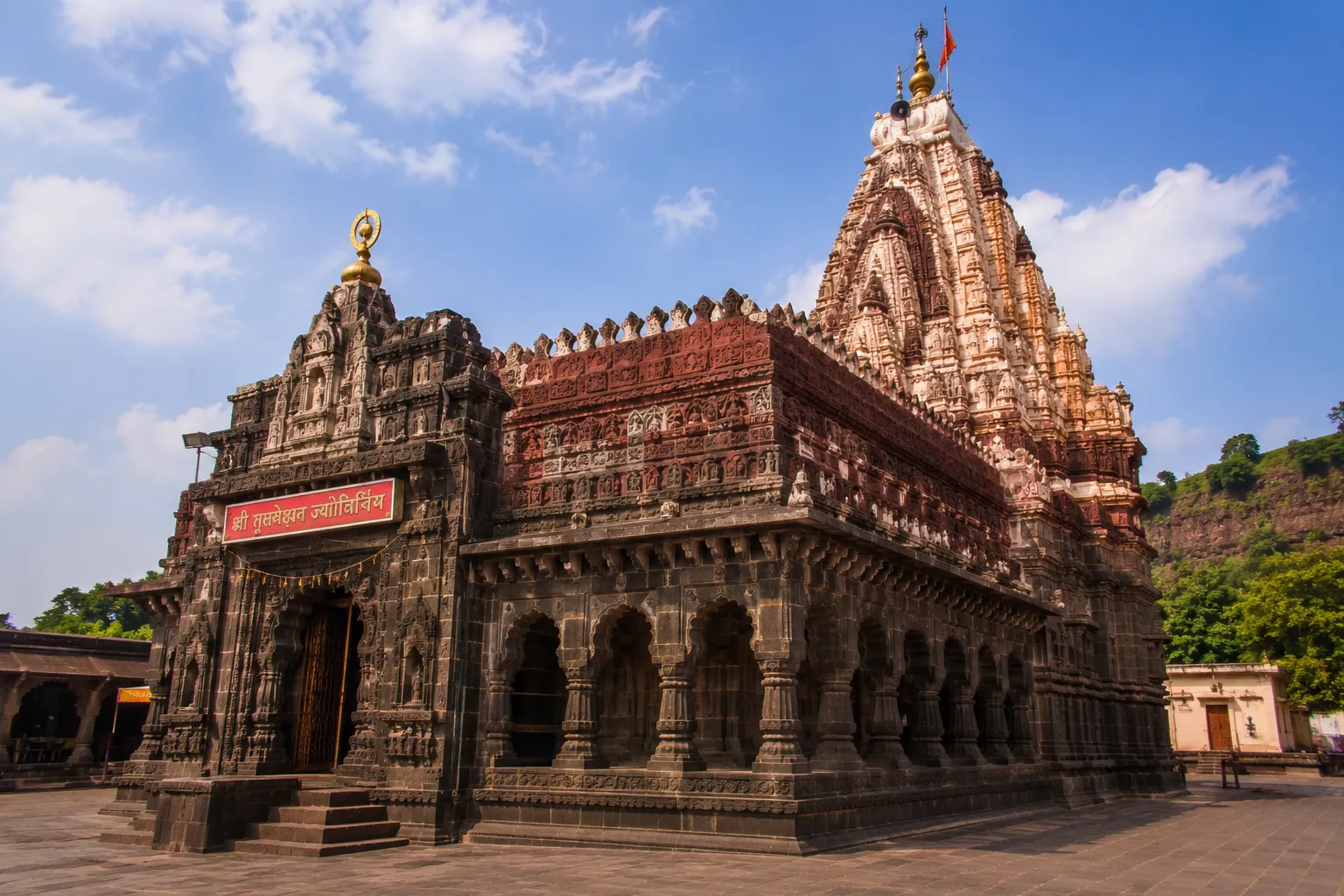 Grishneshwar Jyotirlinga Temple near Ellora Maharashtra