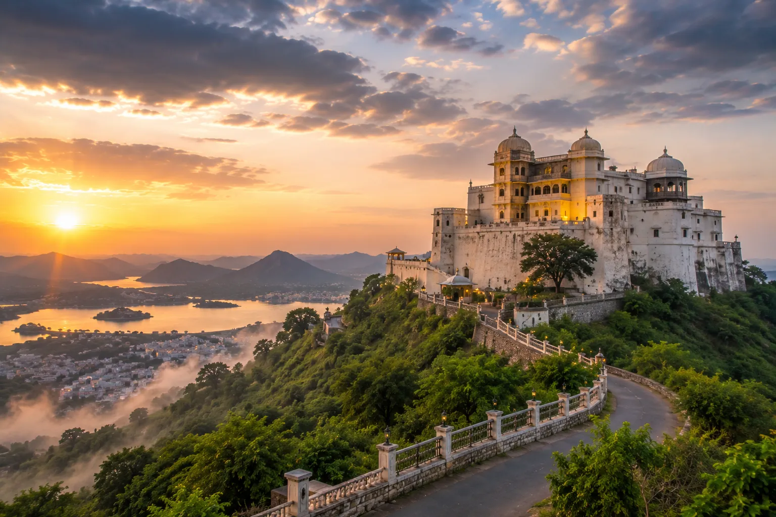 Sajjangarh Monsoon Palace Udaipur Rajasthan