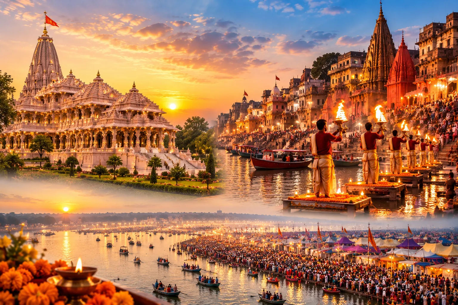 Ayodhya Varanasi Prayagraj Spiritual Tour Package