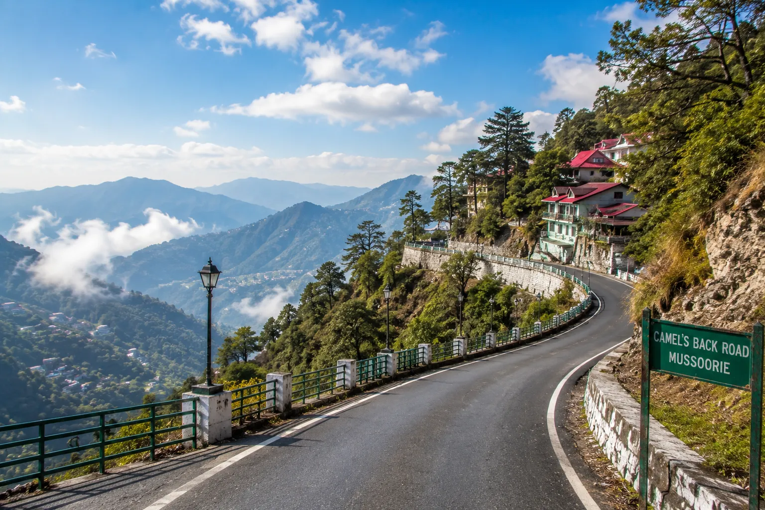 Mussoorie Camel Back Road Uttarakhand Tour