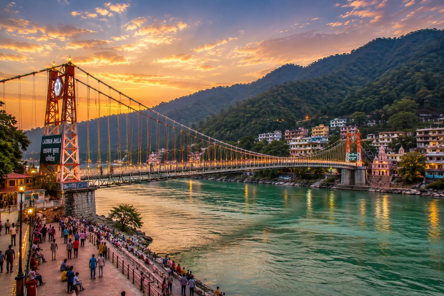 Rishikesh Laxman Jhula Uttarakhand Tour